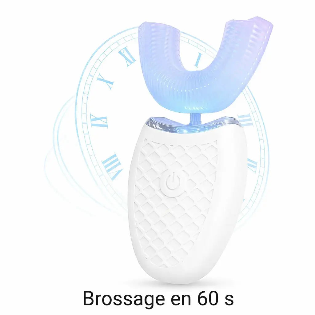 Brosse à dents automatique en forme de U