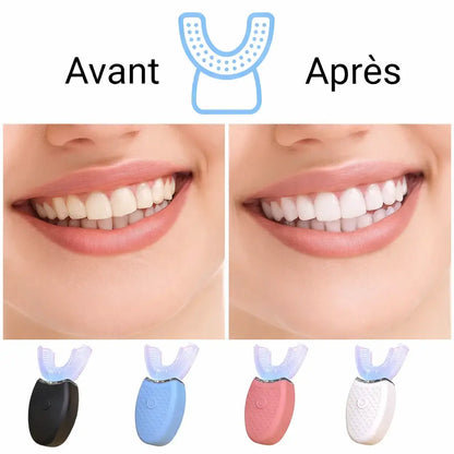 Brosse à dents automatique en forme de U